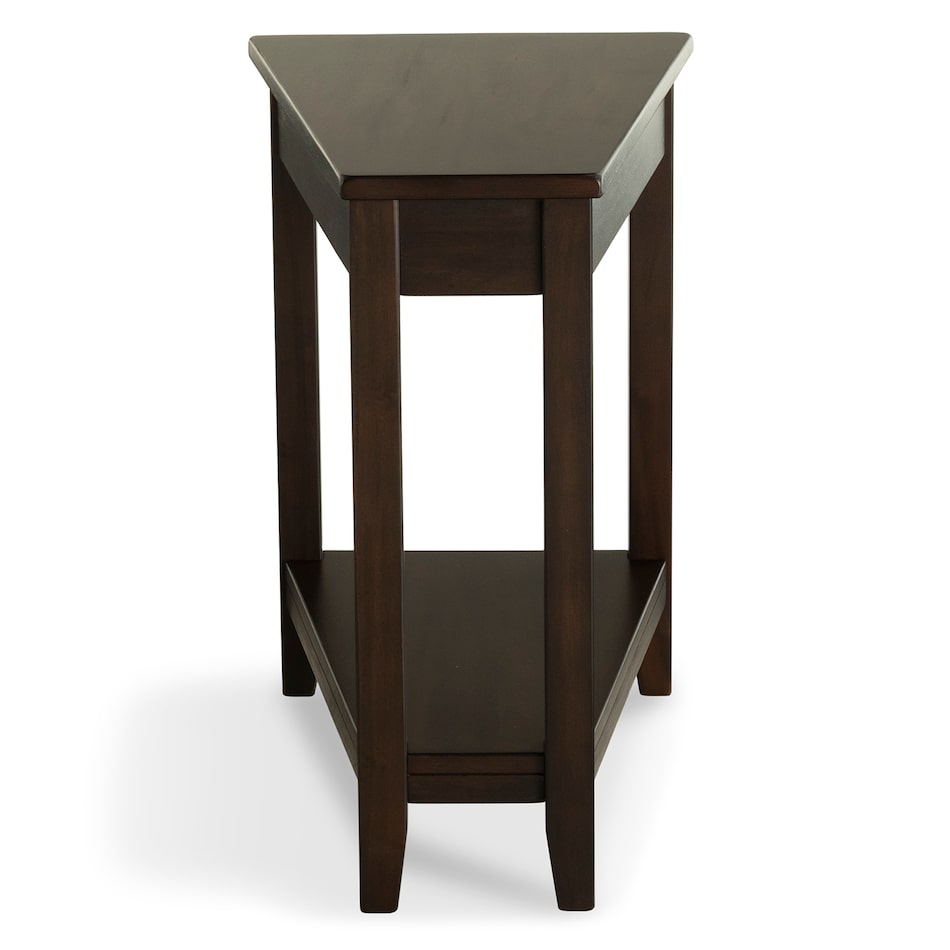 dark brown accent pieces   