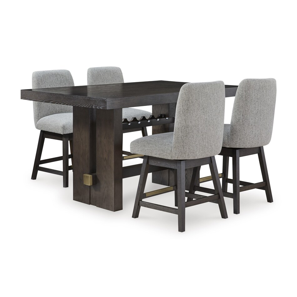 dark brown casual counter height stools apc  