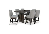 dark brown casual counter height stools adpc  