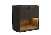 dark brown contemporary bedroom   