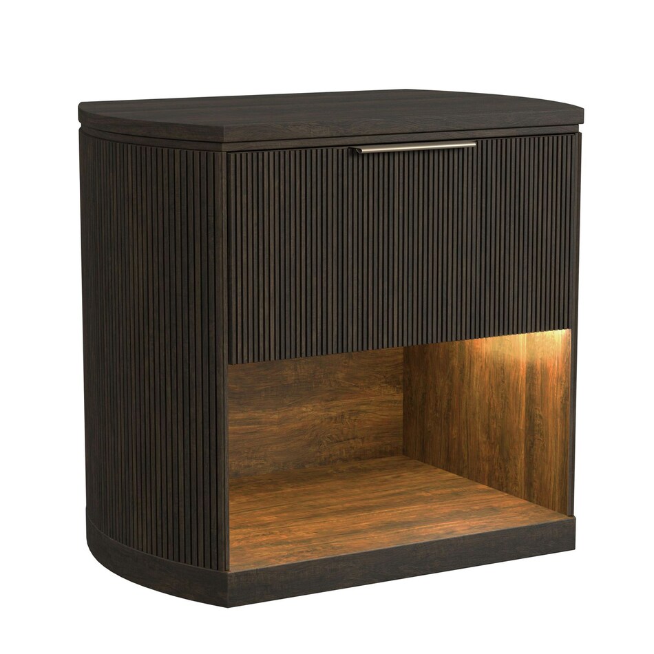 dark brown contemporary bedroom   