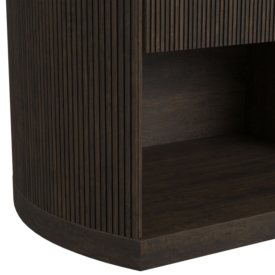 dark brown contemporary bedroom   