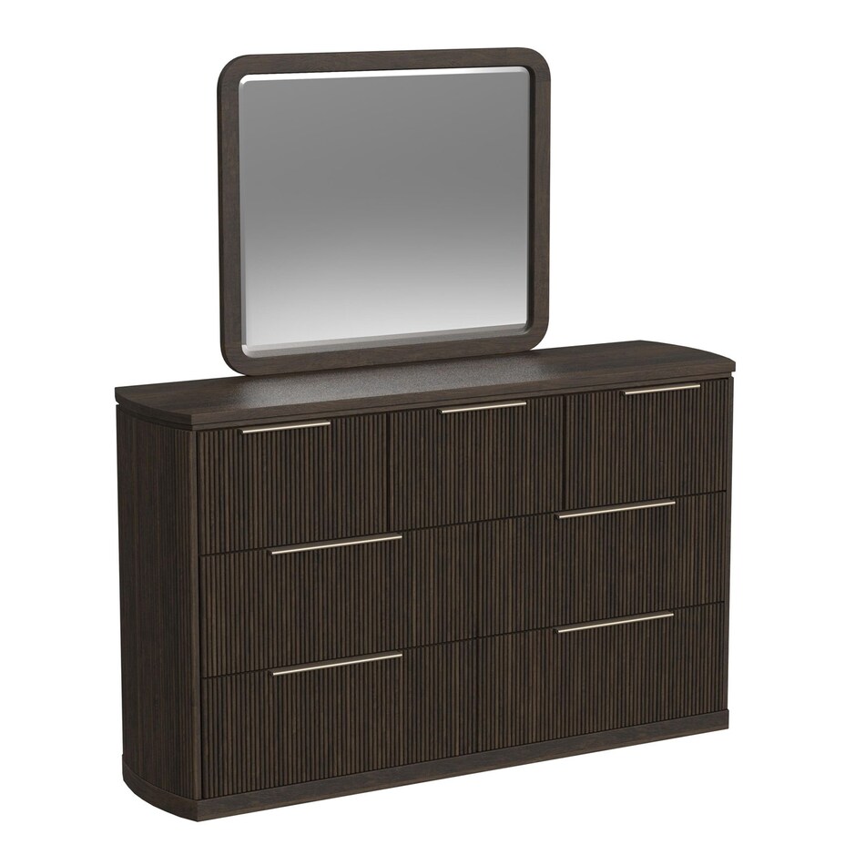 dark brown contemporary bedroom   