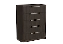 dark brown contemporary bedroom   