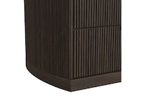 dark brown contemporary bedroom   