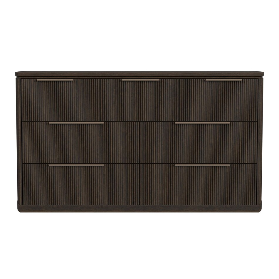 dark brown contemporary bedroom   