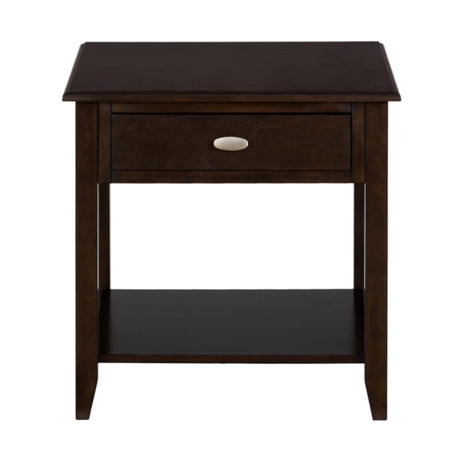 dark brown transitional casual tables   