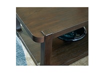 dark brown transitional casual tables   