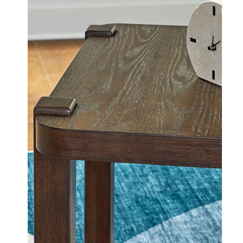 dark brown transitional casual tables   