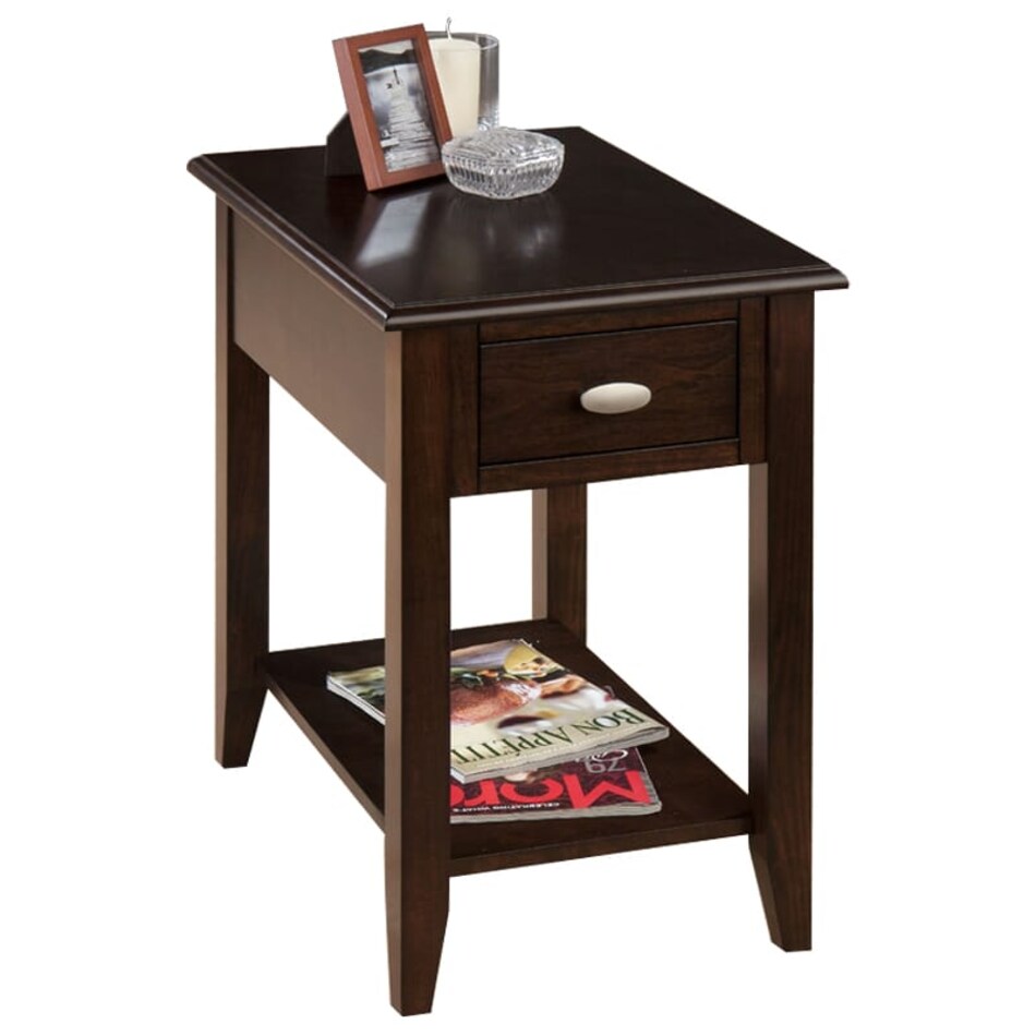 dark brown transitional casual tables   