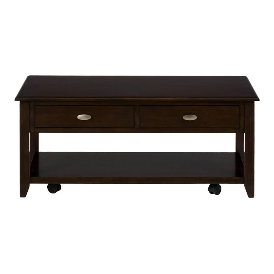 dark brown transitional casual tables   