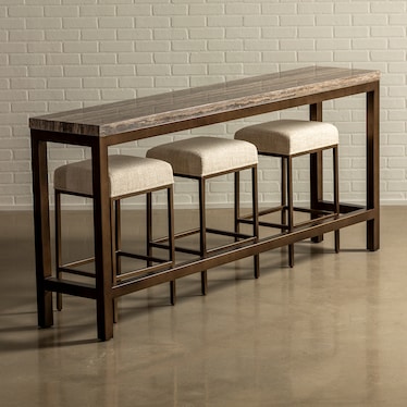 Therme Console W/3 Stools