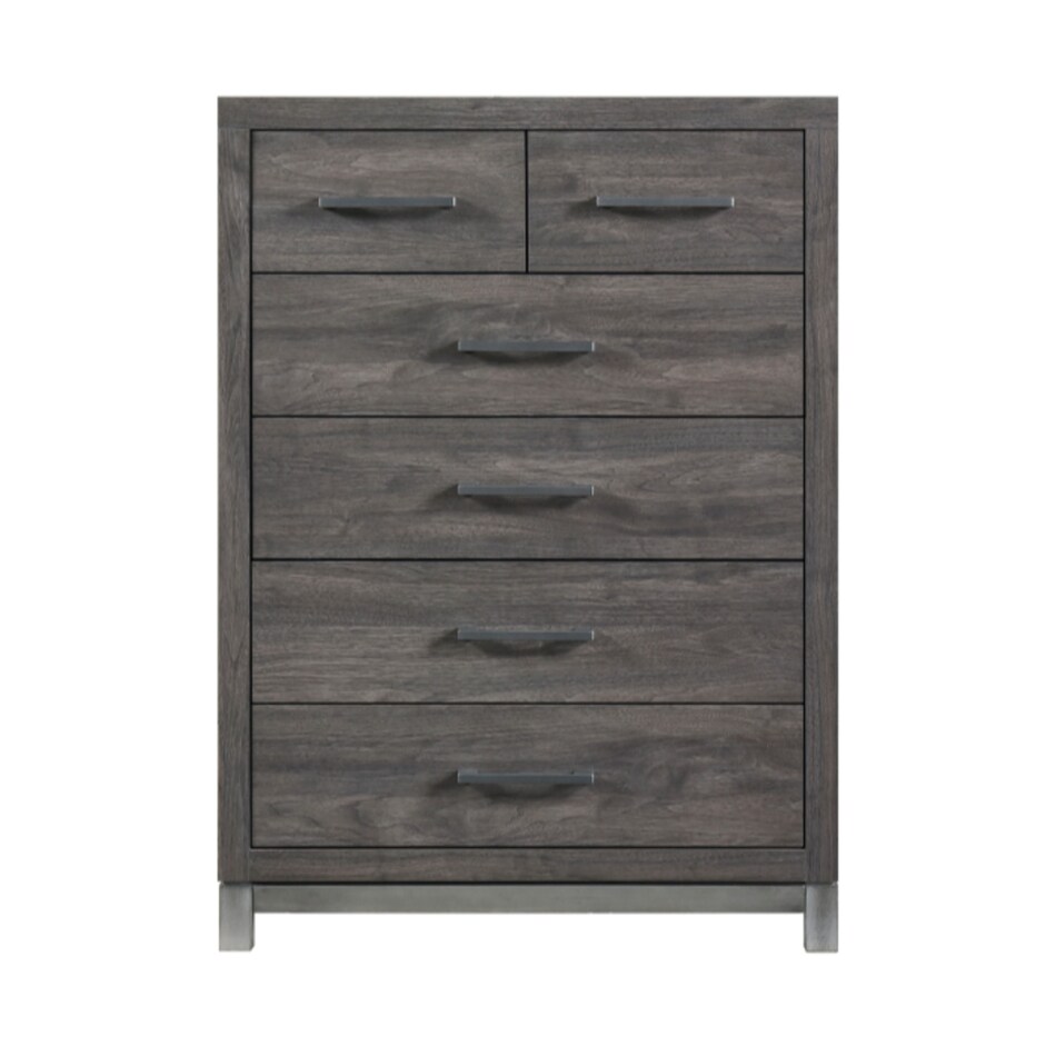 dark gray contemporary bedroom   