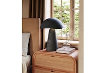 dark gray table lamp   