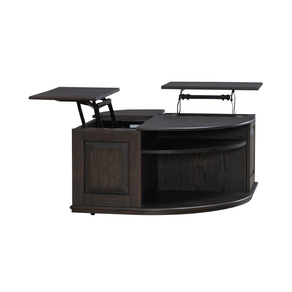 dark toffee transitional casual tables   