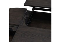dark toffee transitional casual tables   