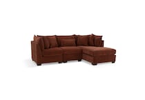 dino rust sectional stationary ppc  