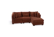 dino rust sectional stationary ppc  