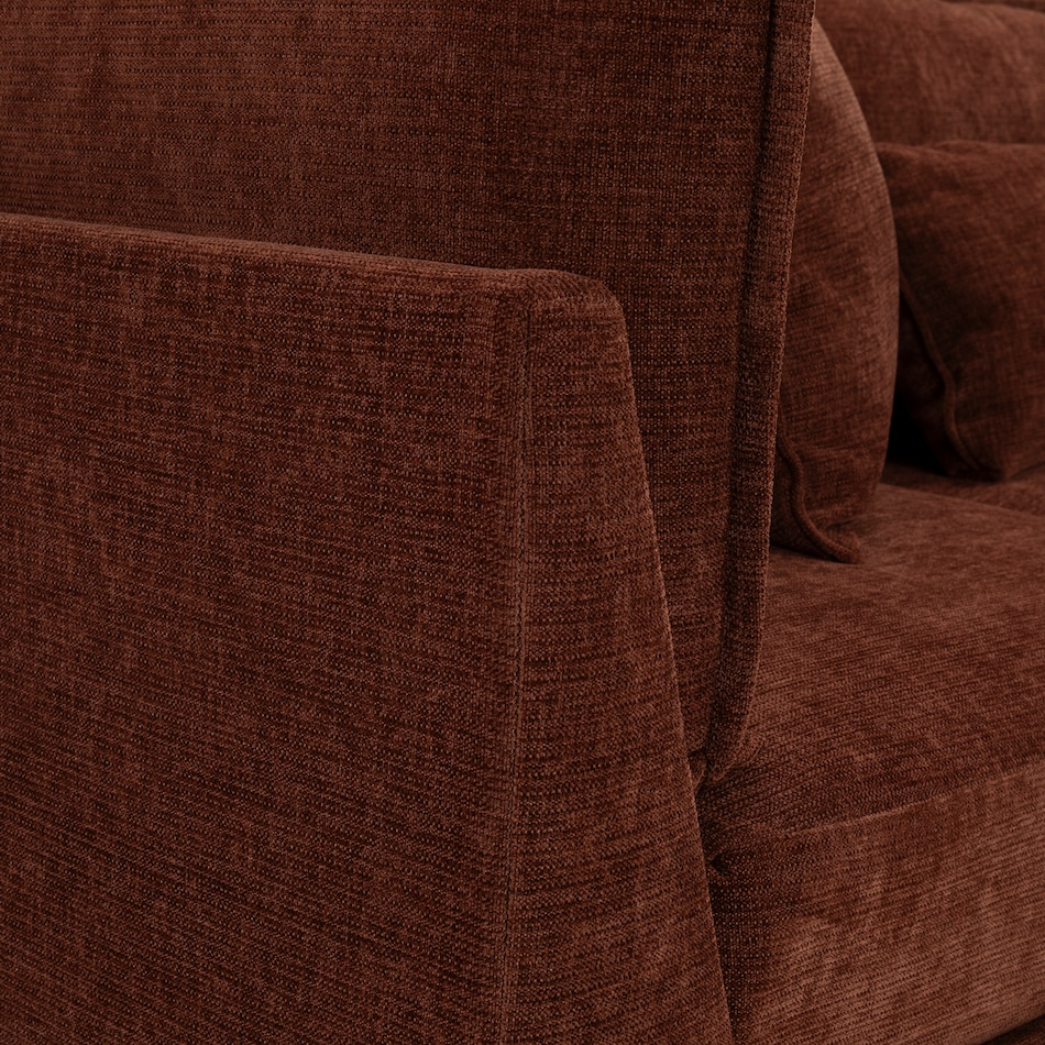 dino rust sectional stationary ppc  