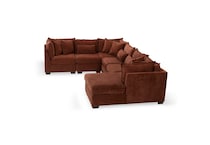 dino rust sectional stationary ppc  