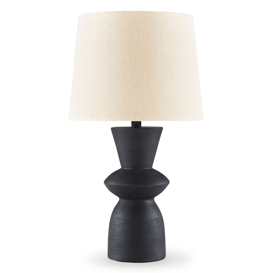distressed black table lamps   