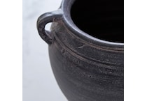 distressed black table top accessory   