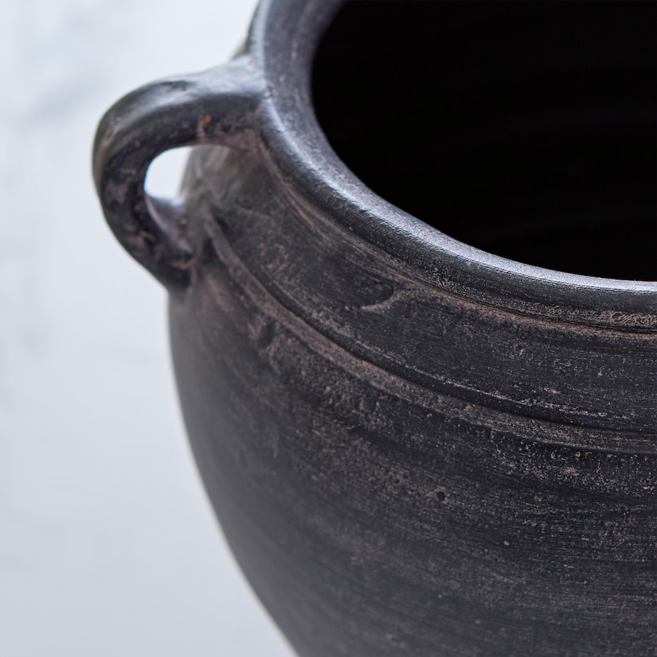 distressed black table top accessory   