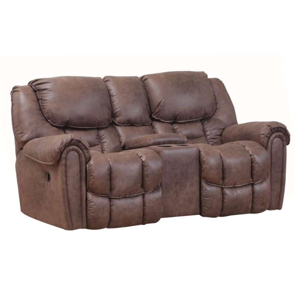 dixie mocha casual transitional recl sofa   
