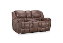 dixie mocha casual transitional recl sofa   