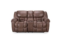 dixie mocha casual transitional recl sofa   