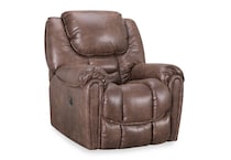 dixie mocha casual transitional recl sofa   