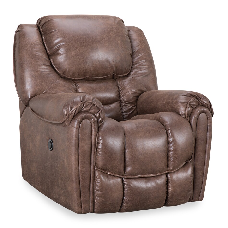 dixie mocha casual transitional recl sofa   