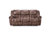 dixie mocha casual transitional recl sofa   