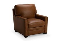dorn caramel hps   g wood leg leathermatch sofa   