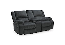 draycoll slate casual transitional recl sofa   