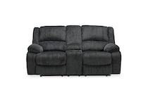 draycoll slate casual transitional recl sofa   