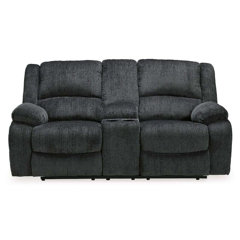 draycoll slate casual transitional recl sofa   