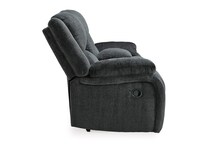 draycoll slate casual transitional recl sofa   