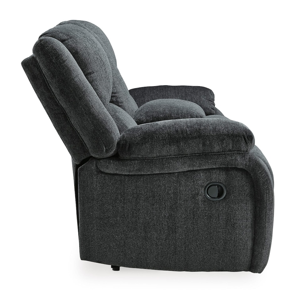 draycoll slate casual transitional recl sofa   
