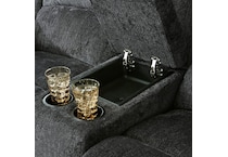 draycoll slate casual transitional recl sofa   