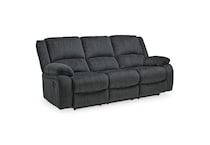 draycoll slate casual transitional recl sofa   