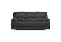 draycoll slate casual transitional recl sofa   