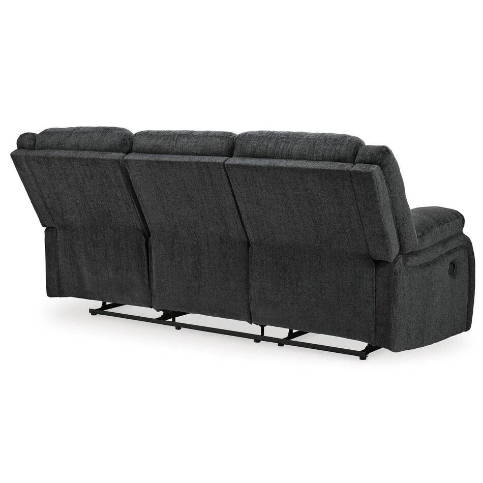draycoll slate casual transitional recl sofa   