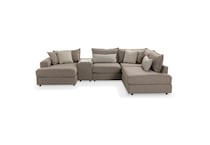 durango mousse sectional stationary fp  
