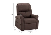 dynamo dove wall recliner   