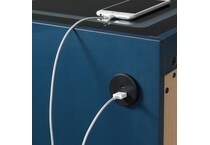 e blue chest cabinet   