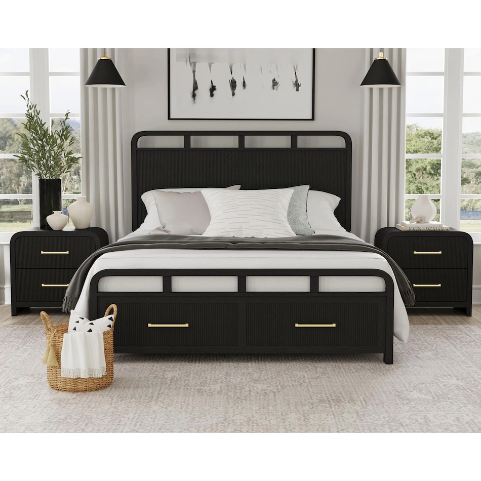 e black nightstand   