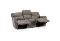 e iclean sable casual transitional recl sofa   