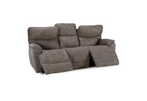 e iclean sable casual transitional recl sofa   