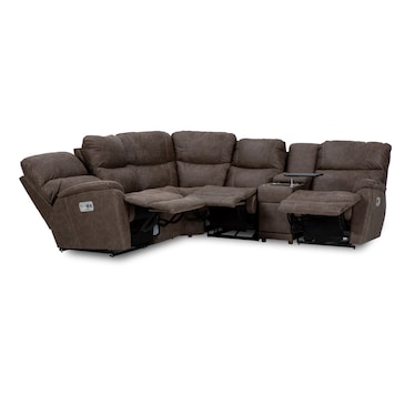 La-Z-Boy Trouper II 6-Pc. Power Reclining Sectional